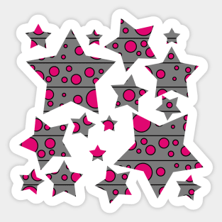 Modern Polka Dots - Royalty Sticker